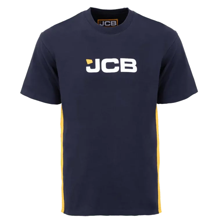 JCB Navy Dealer T Shirt FCSpares 1